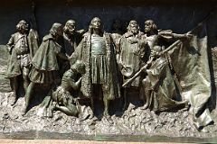 15 Bronze Bas Relief Portrays Columbus Journey On Columbus Monument In New York Columbus Circle.jpg